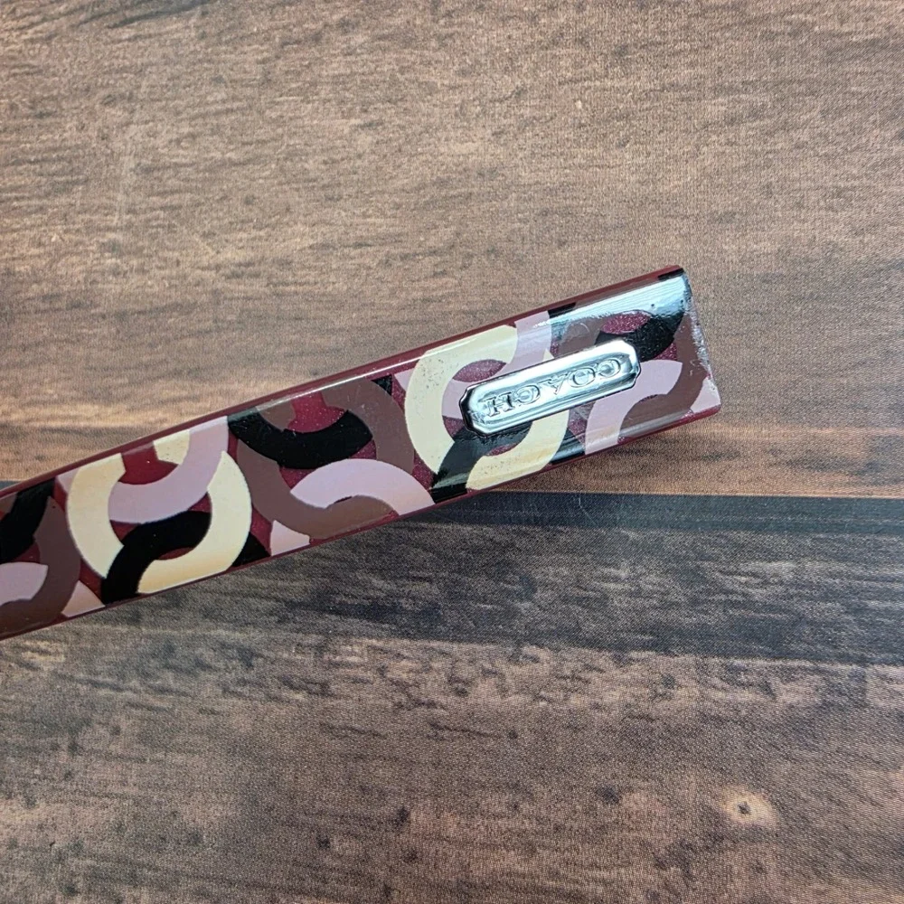 Coach Baila 2034‎ Pink Burgundy Signature C Logo Replacement Temple Arms 135mm